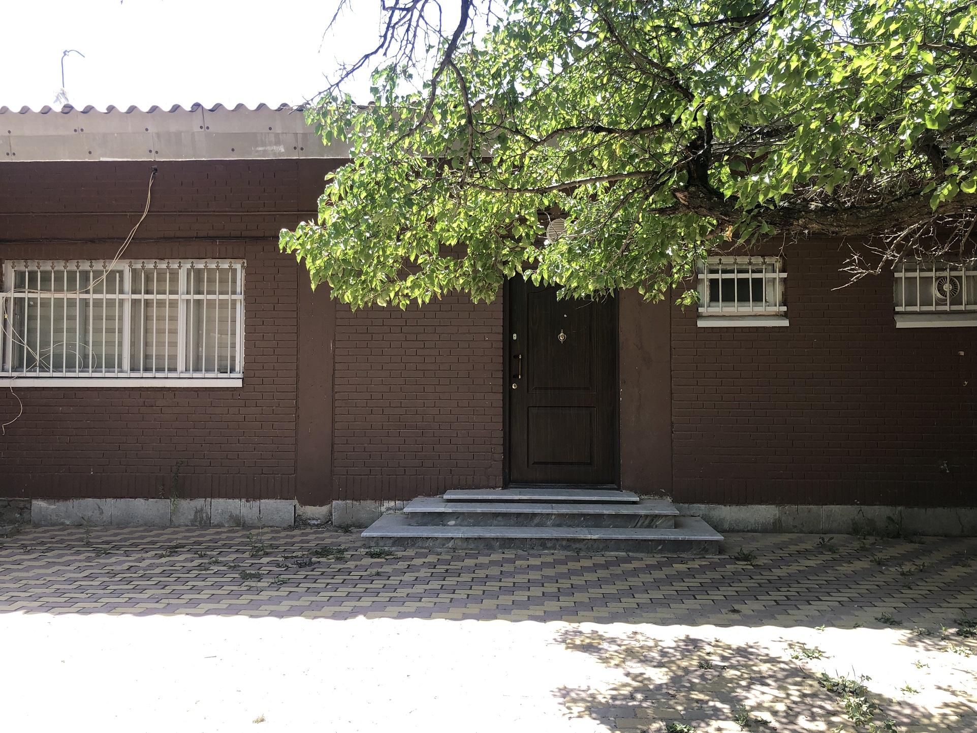 نمای داخل حیات واحد ویلایی